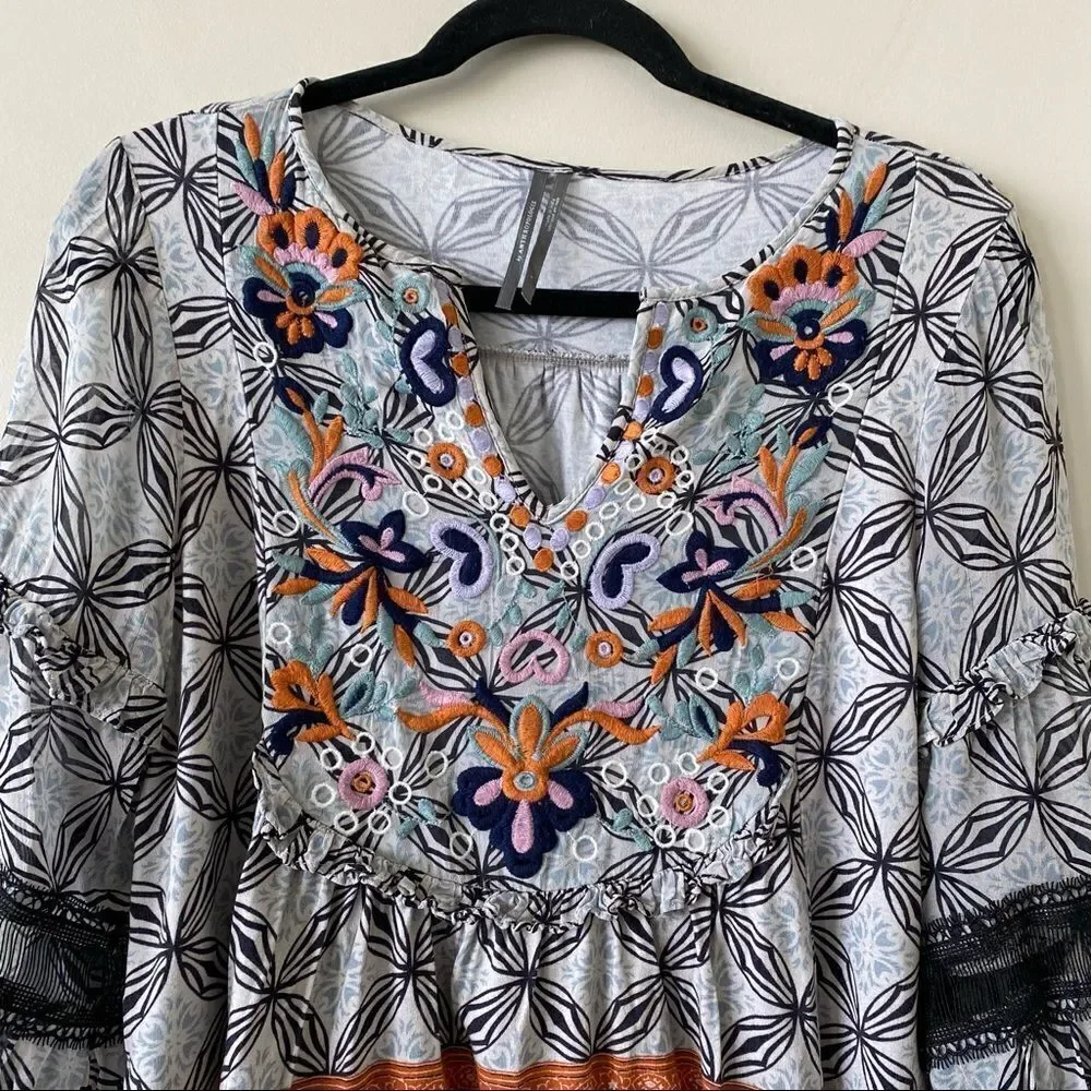 Anthropologie - Boho Peasant Mathilda Top (Size:Small) - Picture 5 of 10